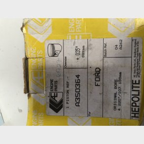 Ford Dover 90 & Dover 130 stempel 0,89mm overstr.