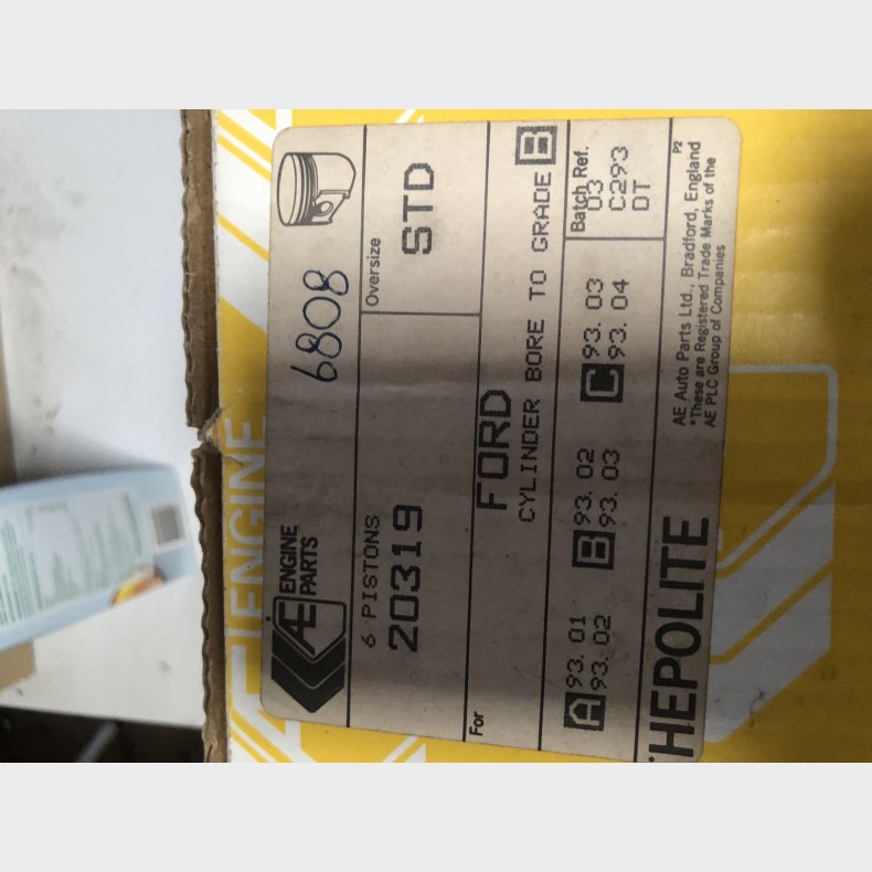 Ford 2,8 Cologne V6 stempelst std. str.