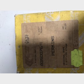 Perkins T6.354 DI stempel 0,75mm overstr.