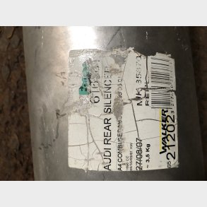 Audi A4 1,9TDI bagpotte