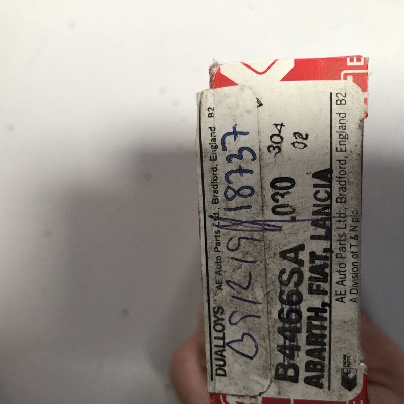 Fiat 124A, 124B, 125BC, 128A, 138A, 146A mfl. plejllejest 0,03"