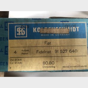 Fiat 124B2.000 stempels�t 0,80mm