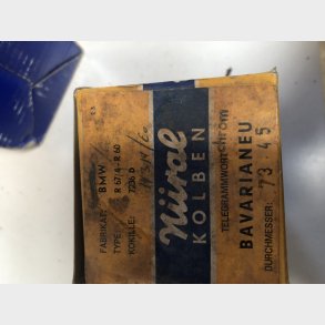 BMW R60 & R67/4 stempels�t 1,50mm overstr.