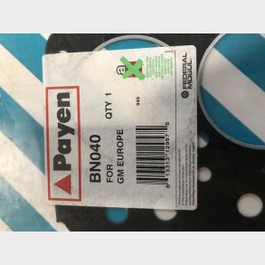 Opel 12N/S toppakning