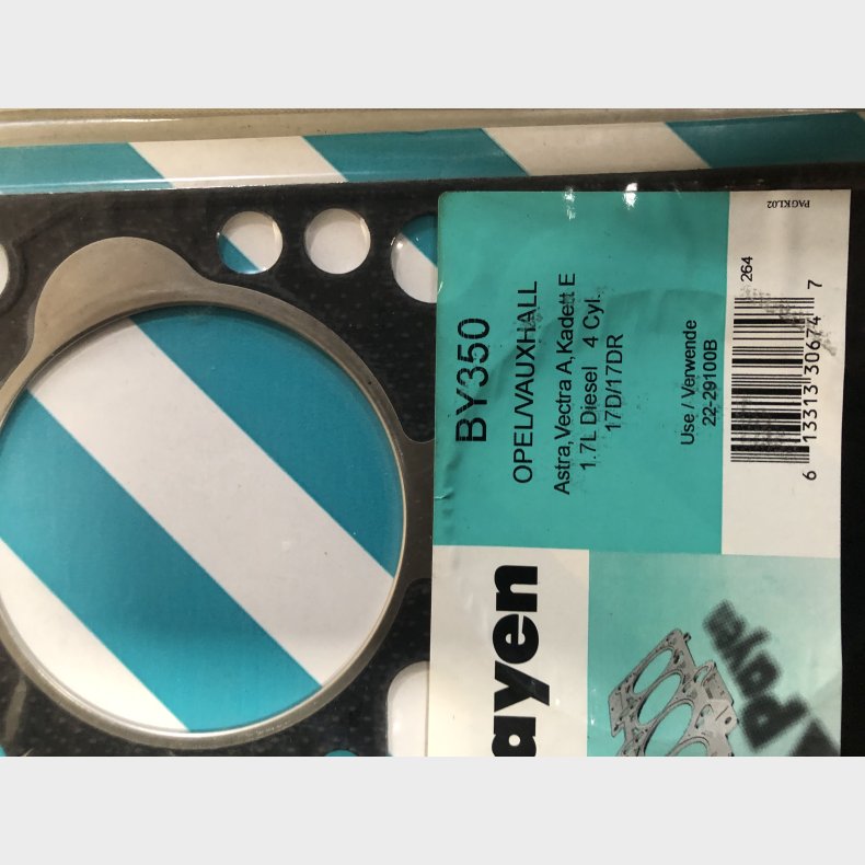 Opel 17D &amp; 17DR toppakning 1,5mm