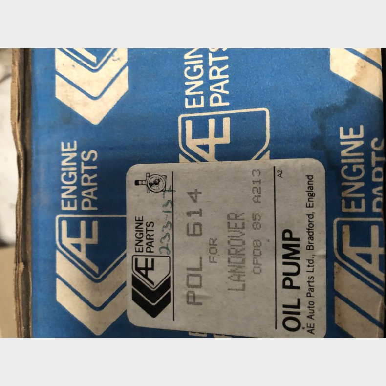 Landrover 2286ccm oliepumpe