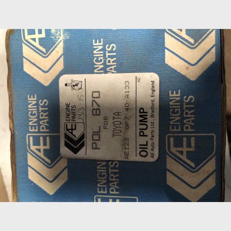 Toyota 6R, 7R, 8R, 8R-C, 18R &amp; 18R-C oliepumpe 