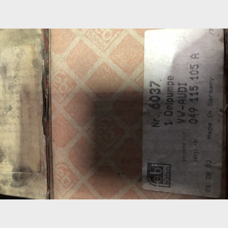 VW Golf 1,5D &amp; Golf, Jetta &amp; Scirocco 1,5-1,7 oliepumpe