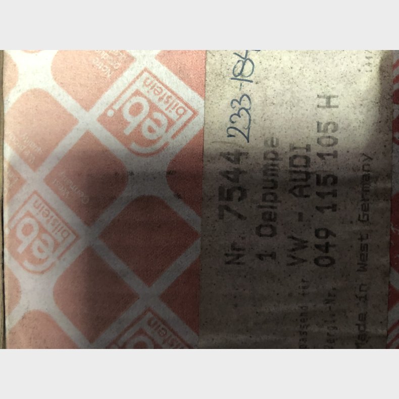 Audi 80 B2 1,3, 1,6 &amp; 1,8 oliepumpe