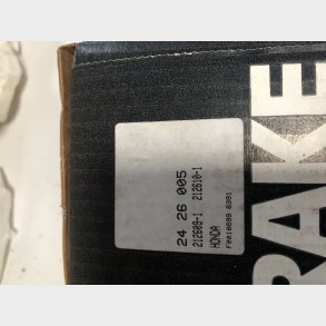 Honda Prelude 1,6 SN bremsecalipers�t for