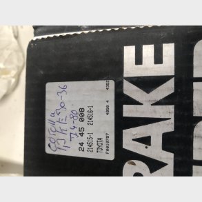 Toyota Corolla KE30-36 bremsecalipers�t for