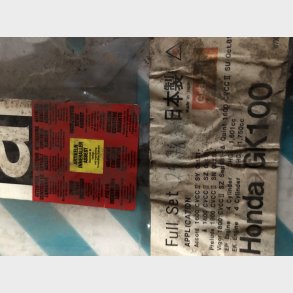 Honda Accord 1600 ( SY ), 1800 ( SZ ) & Prelude 1800 ( SN ) motorpakningss�t