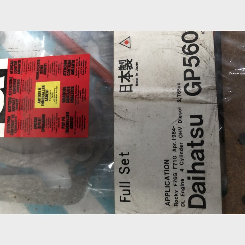 Daihatsu Rocky F71G &amp; F76G motorpakningsst