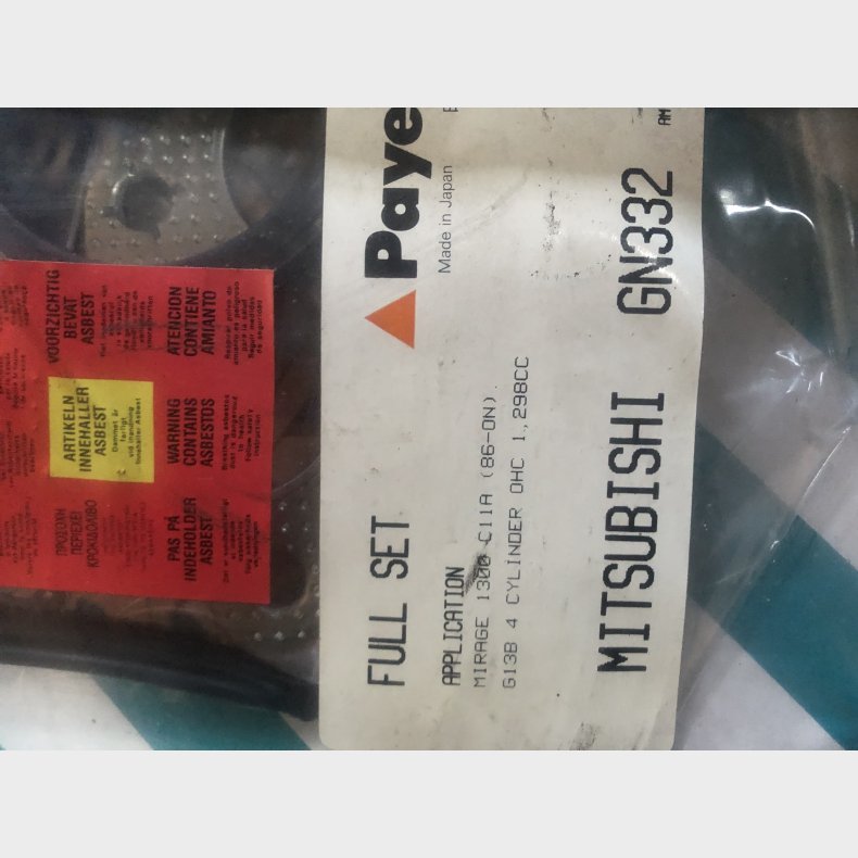 Mitsubishi G13B motorpakningsst