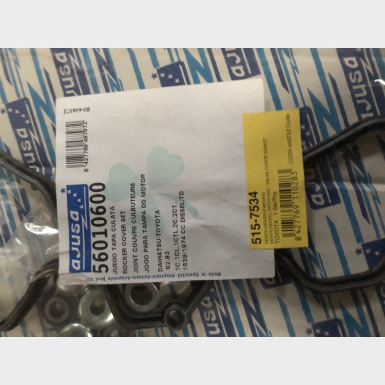 Toyota 1C, 1CL, 1CLT, 2C &amp; 2CT ventildkselpakning