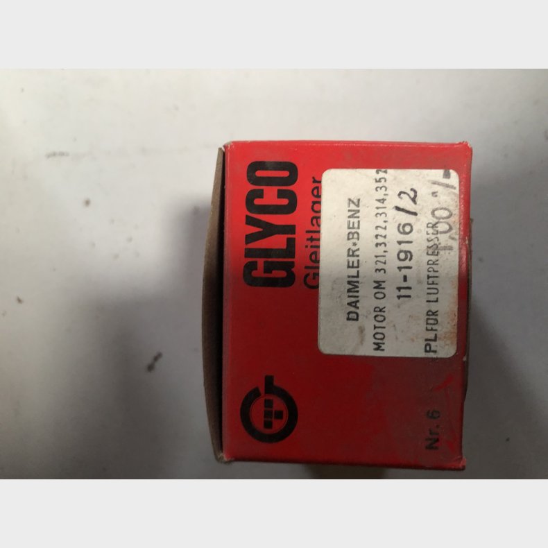 MB OM314 Serie 1 &amp; 2 &amp; OM352 Serie 2 kompressor plejllejest 1,00mm