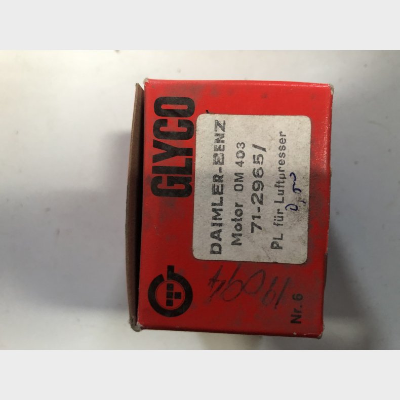 Div. MAN og MB 300ccm kompressor plejllejest 0,50mm