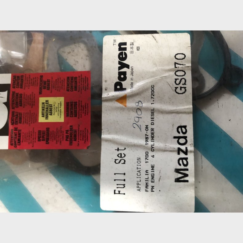 Mazda 323 1,7D motorpakningsst