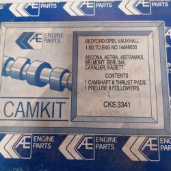 Opel 1,6D OHC knastakselst