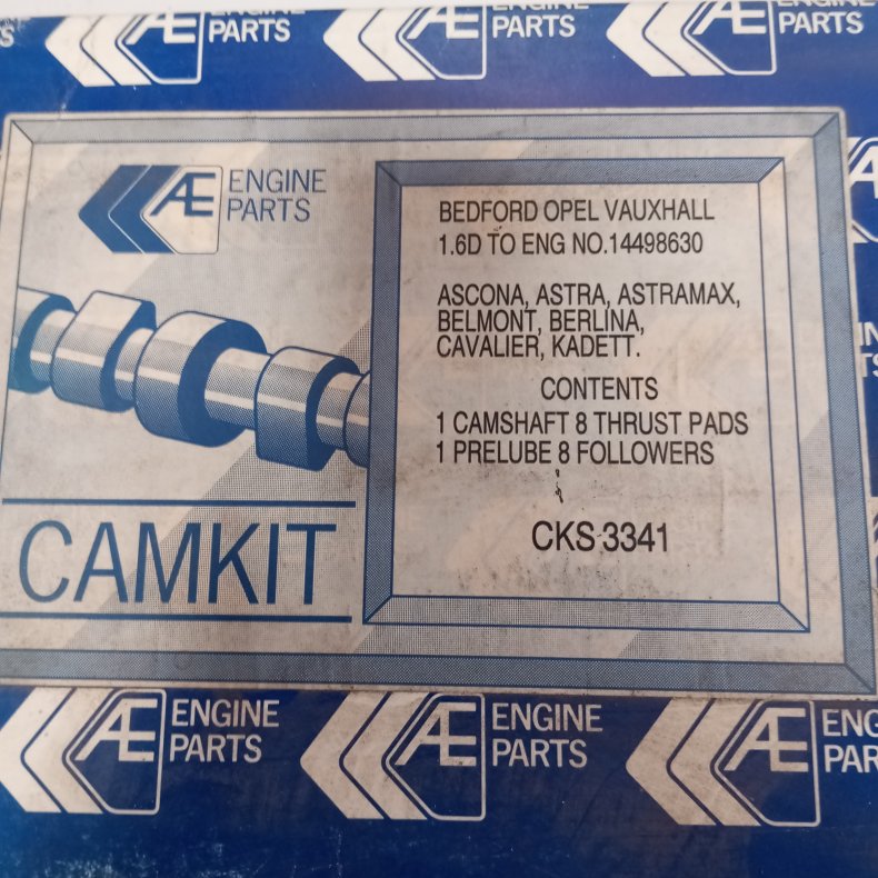 Opel 1,6D OHC knastakselst