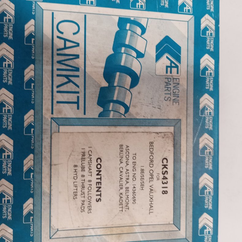 Opel 1,8E OHC knastakselst
