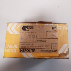 Nissan A14 stempelst 1,00mm overstr.