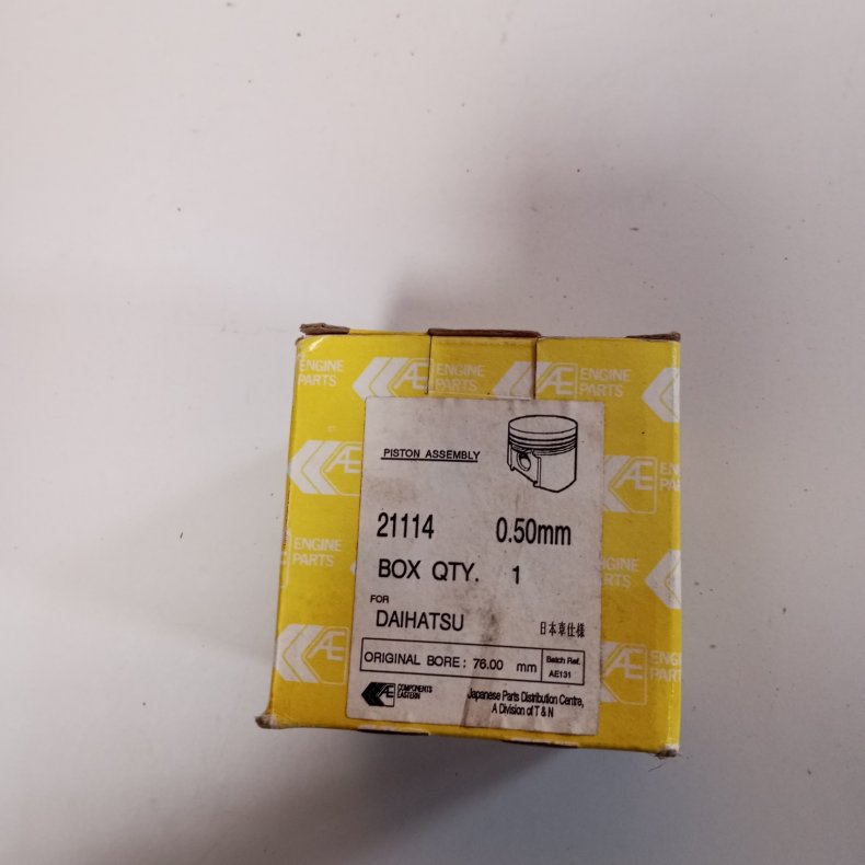 Daihatsu Charade G10 stempel 0,50mm overstr.