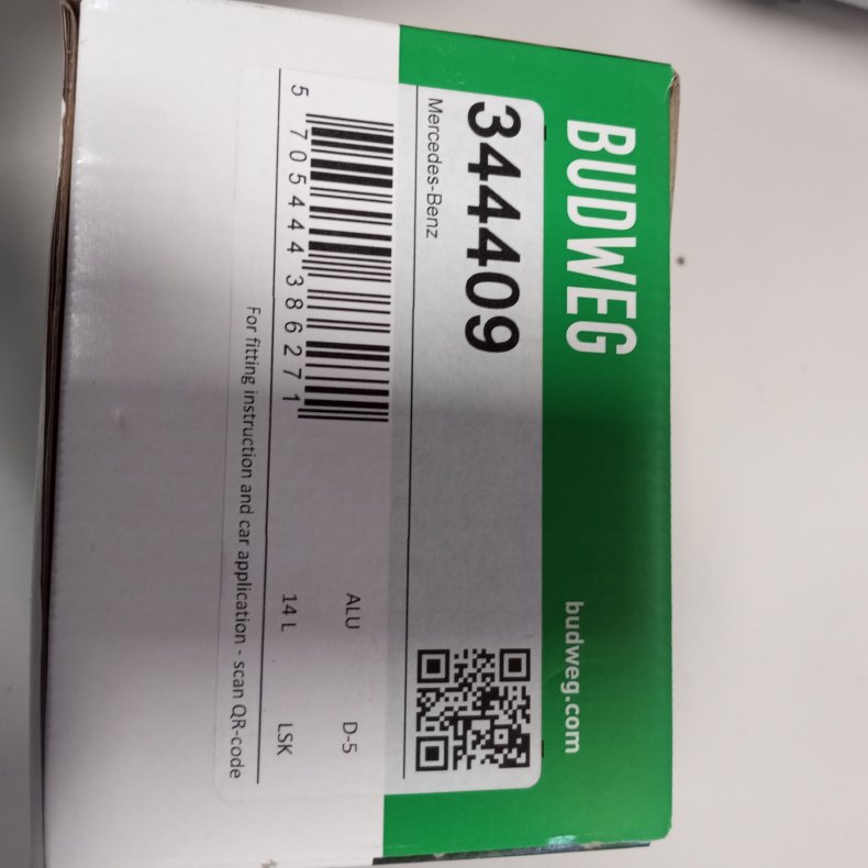 MB R230, C218, X218, W212 &amp; W221 bremsecaliper HB
