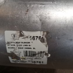 Toyota Hiace 2,4D LWB bagpotte