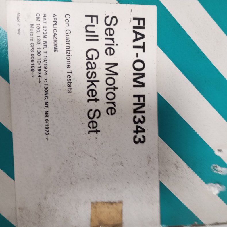 Fiat CP3 7412ccm motorpakningsst