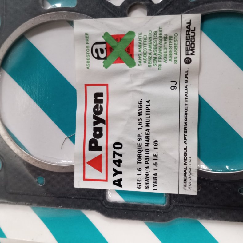 Fiat &amp; Lancia 1,6 16V 103 HK toppakning
