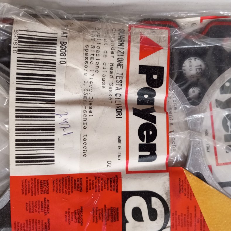 Fiat Regata 1,7D &amp; Ritmo 1,7D toppakning 1,65mm