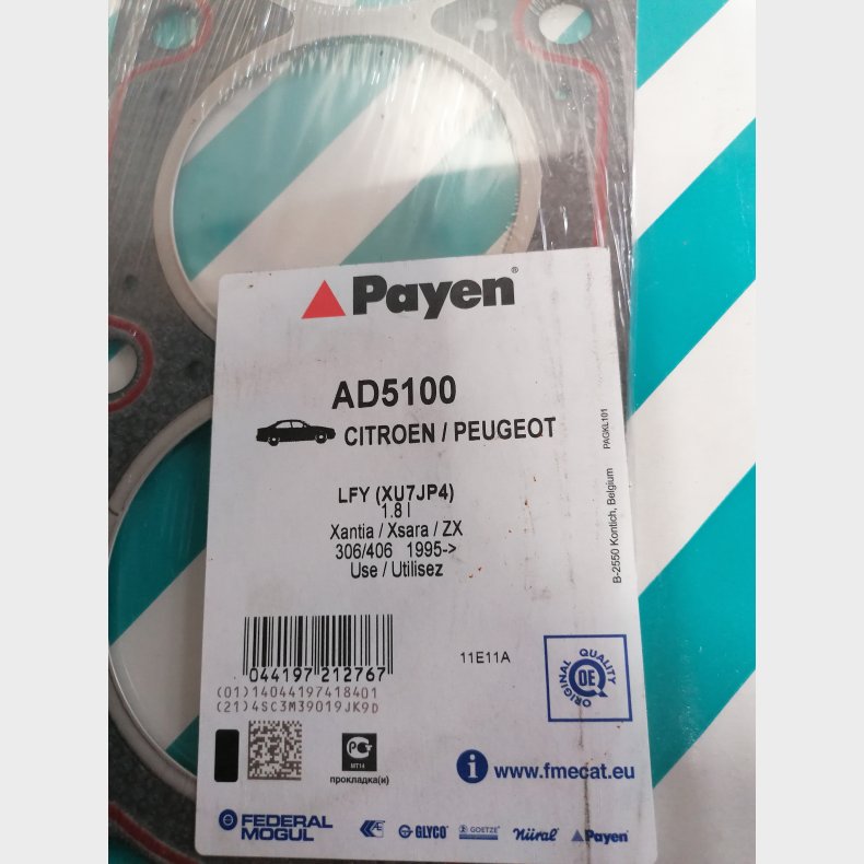 PSA XU7JP4 toppakning