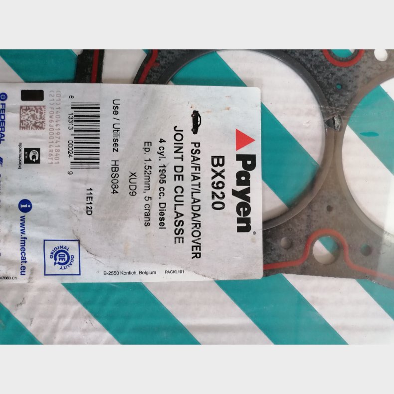 PSA XUD9 toppakning