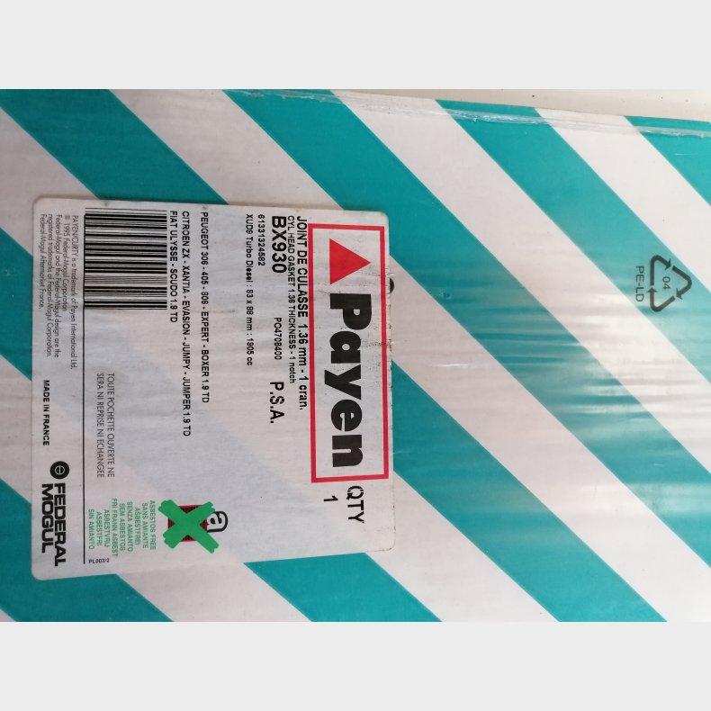 PSA XUD9 toppakning