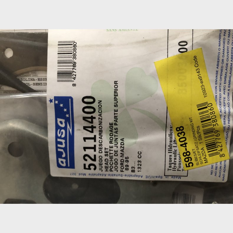 Mazda 121 &amp; 323 BG 1,3i 16V slibest