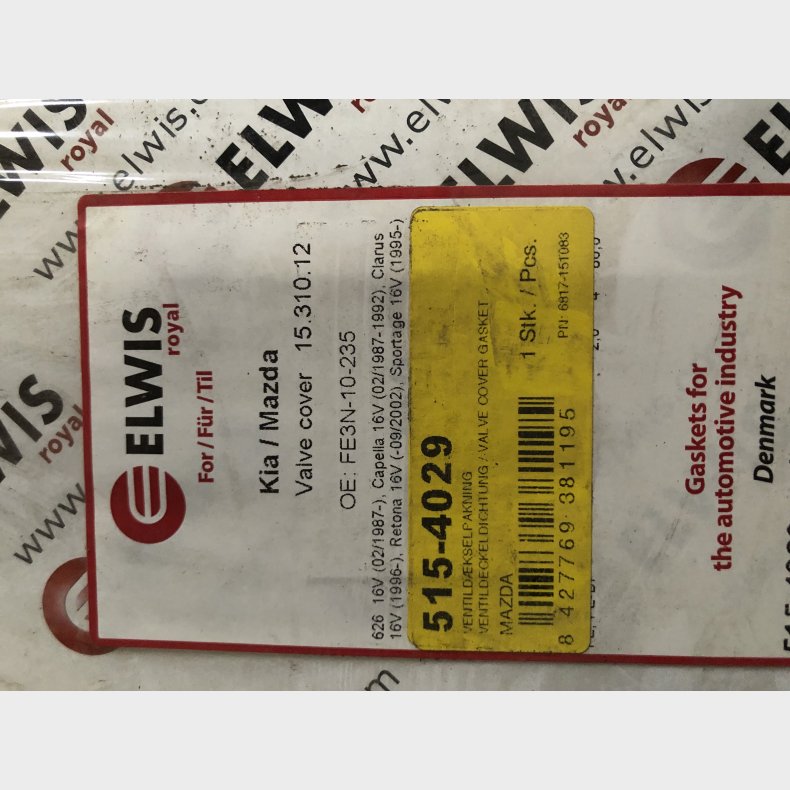 Mazda 626 GD 2,0 16V ventildkselpakning