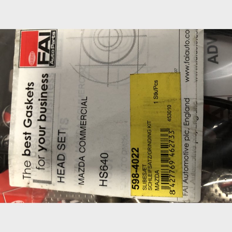 Mazda B2200D, E2200D &amp; 626 GC 2,0D slibest