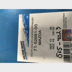 Div. Mazda 1,8 & 2,0 ventild�kselpakning