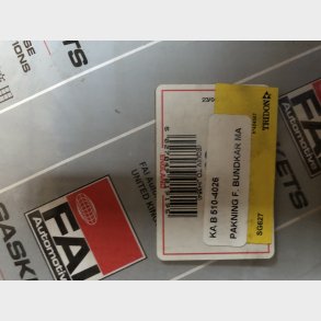 Mazda 323 BF 1,3, 1,6 & 1,6 Turbo bundkarspakning