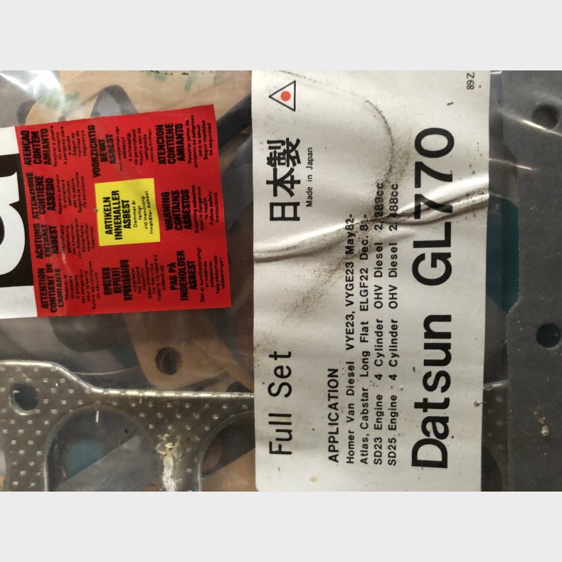 Nissan SD23 &amp; SD25 motorpakningsst