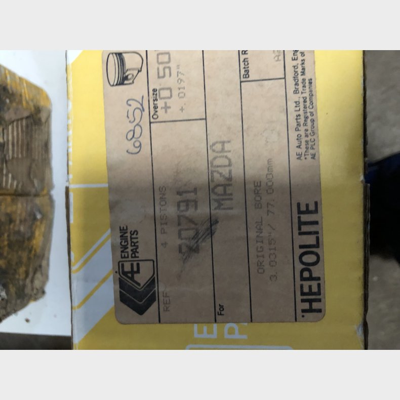 Mazda 323 FA4 1,4 stempelst 0,50mm