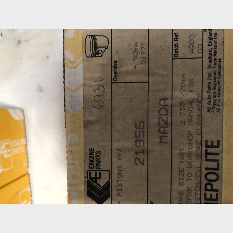 Mazda 323 1,0 stempelst 0,50mm