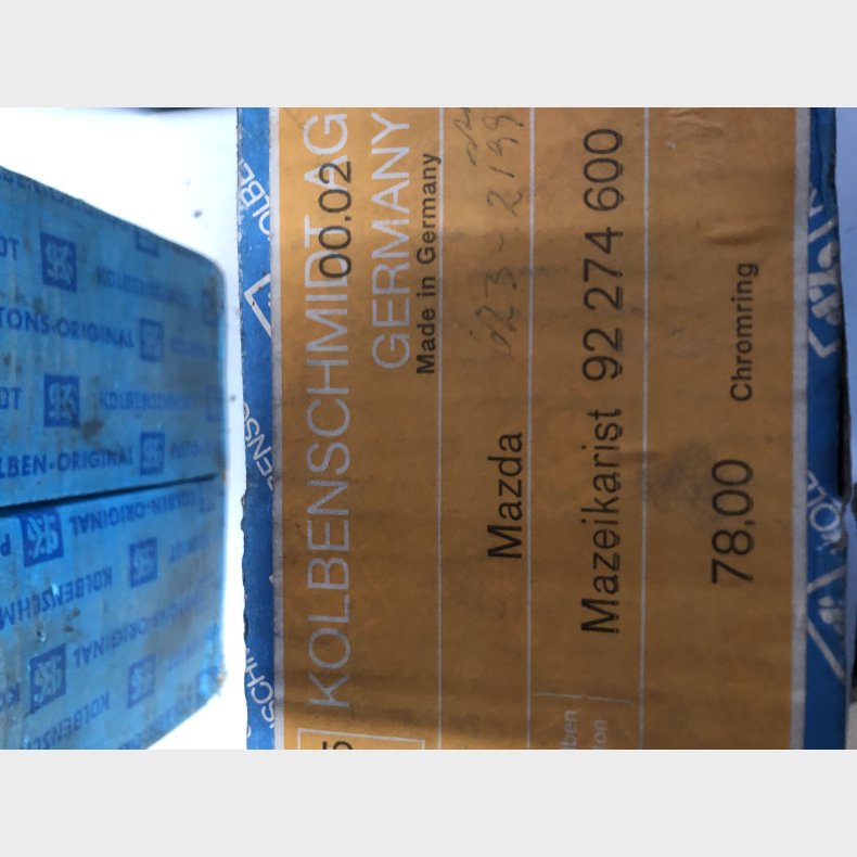 Mazda 616, 808, 818 &amp; B1600 1,6 stempelst std.