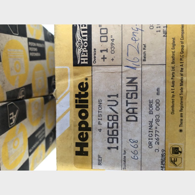 Nissan L16 stempelst 1,00mm overstr.