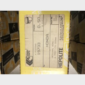 Honda Civic 1200 EB1 stempels�t 0,50mm overstr.