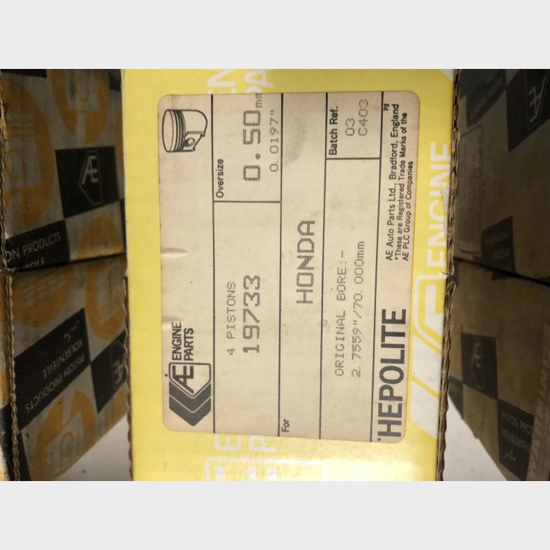 Honda Civic 1200 EB1 stempelst 0,50mm overstr.