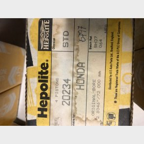 Honda Civic 1200 EB2 stempels�t std. str.