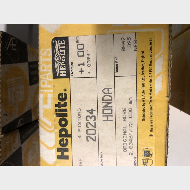 Honda Civic 1200 EB2 stempelst 1,00mm overstr.