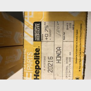 Honda Accord 1,6 EF stempels�t 0,75mm overstr.